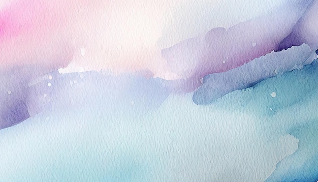 Arrière-plan d'aquarelle abstrait en couleurs bleues