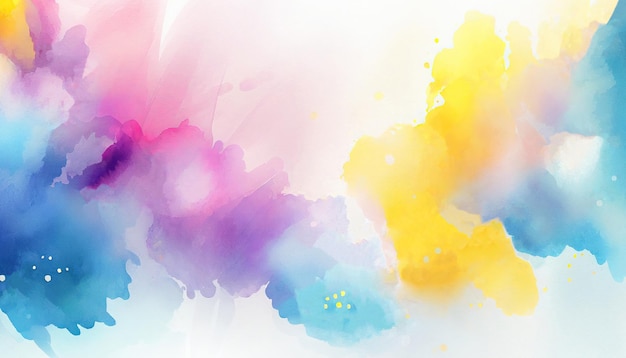 Arrière-plan d'aquarelle abstrait dans des couleurs colorées