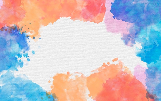 Arrière-plan d'aquarelle abstraite et colorée