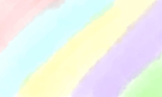 Arrière-plan à l'aquarelle arc-en-ciel pastel