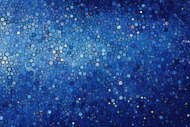 Arrière-plan aquarelle bleu grunge avec des points texture aquarelle bleue pointillisme arrière-plan bleu AI généré