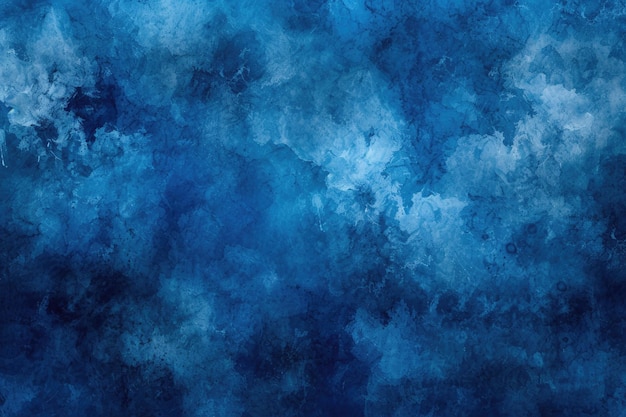 Arrière-plan d'aquarelle bleue abstraite à haute résolution