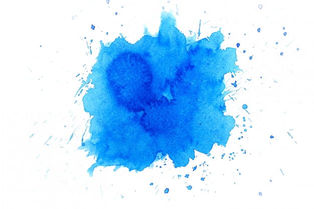 arrière-plan en aquarelle bleue