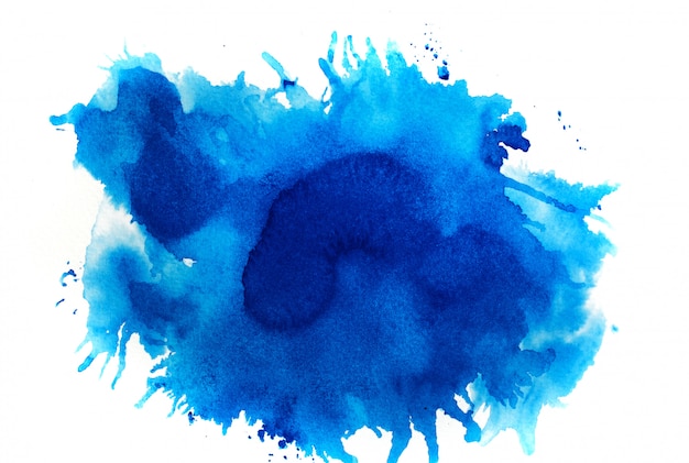 arrière-plan en aquarelle bleue