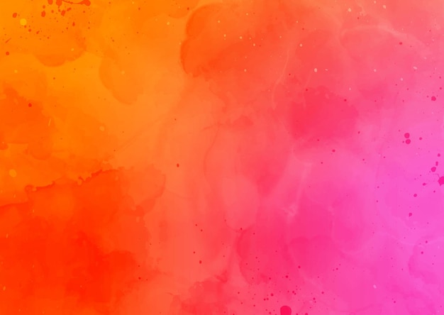 Arrière-plan d'aquarelle rose peint à la main détaillé