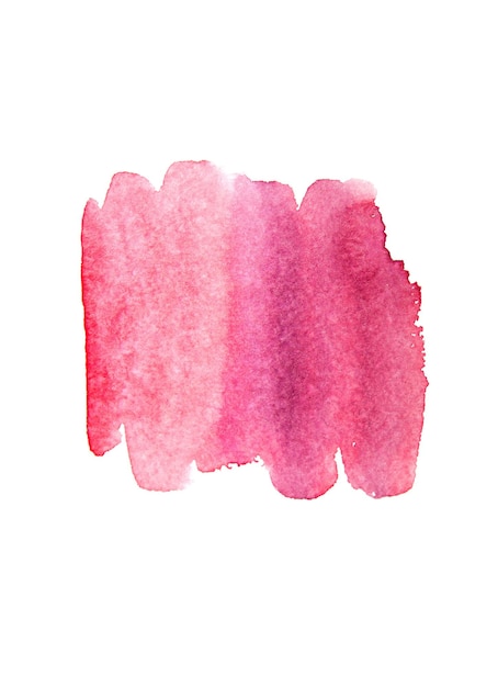 Arrière-plan d'aquarelle rouge abstrait