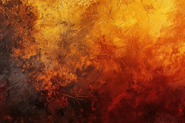 Arrière-plan d'automne abstrait avec des couleurs ardentes et une texture gringueuse