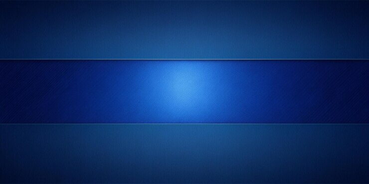 Photo arrière-plan de bannière publicitaire à gradient bleu foncé avec un bruit granuleux