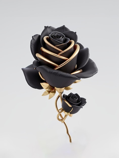 Photo arrière-plan blanc rose noir et or