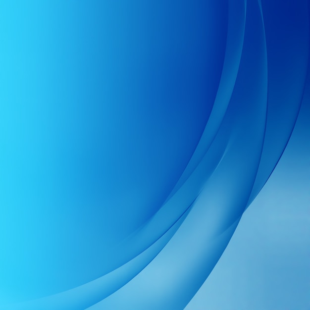 Arrière-plan bleu abstrait avec des lignes lisses