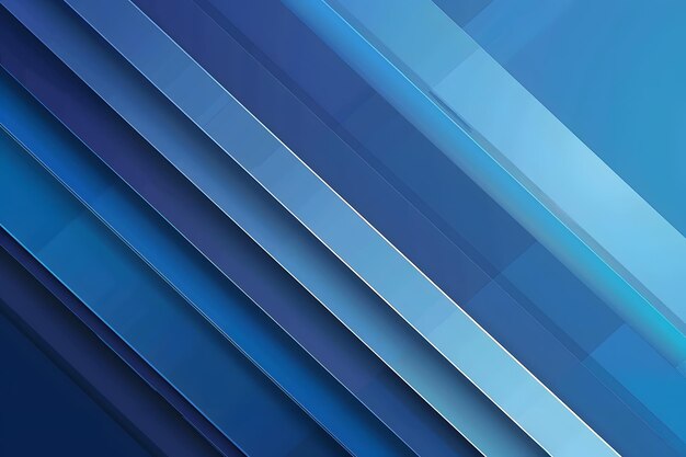 Arrière-plan bleu abstrait avec des rayures diagonales Illustration vectorielle pour votre conception