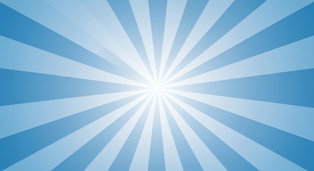 Arrière-plan bleu de l'éclat du soleil
