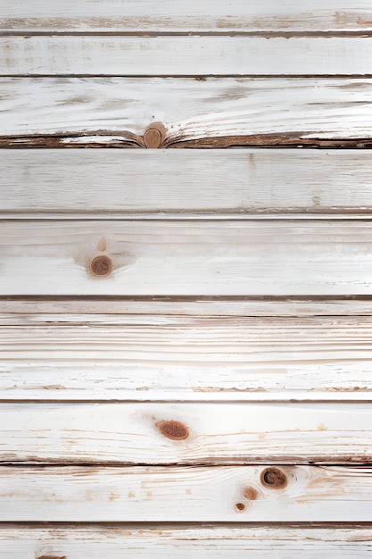 Photo arrière-plan en bois blanc rustique et sale à texture