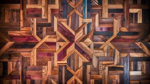 Photo arrière-plan en bois avec une couleur différente de parquet en bois
