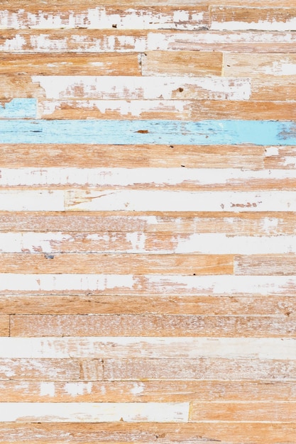 Arrière-plan en bois vintage en détresse Peinture altérée Planches rayées et texture rouillée