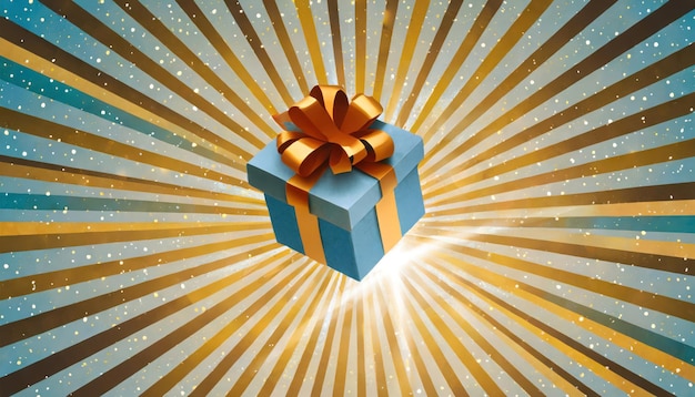 arrière-plan de la boîte à cadeaux
