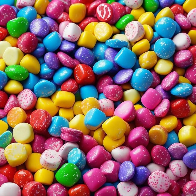 arrière-plan de bonbons colorés