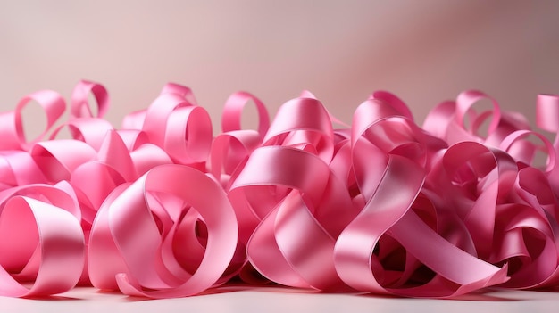 Photo arrière-plan de la campagne du mois contre le cancer du sein