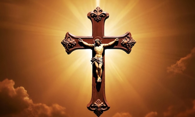 Photo arrière-plan chrétien dieu religion croix symbole religieux