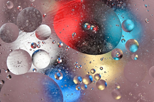Photo arrière-plan coloré abstrait à partir de cercles et de lignes