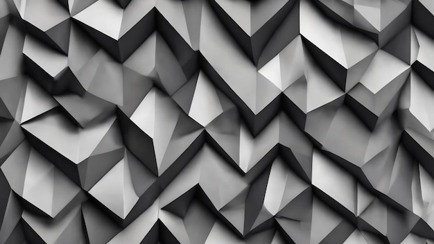 Arrière-plan de la conception du mur à motif zigzag à triangle gris moderne