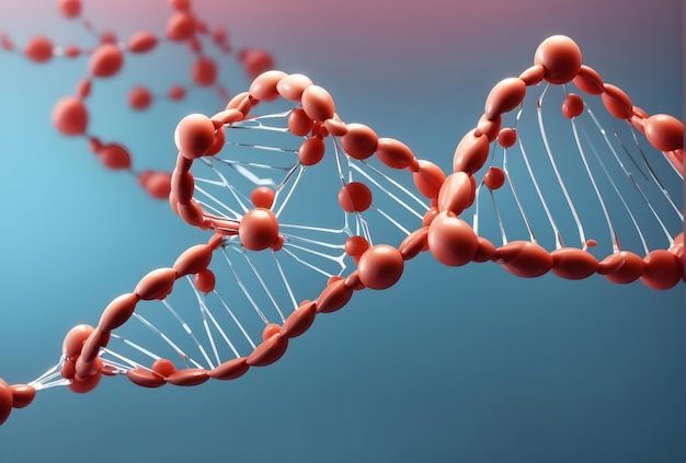 Arrière-plan de conception de modèle de structure d'adn moléculaire