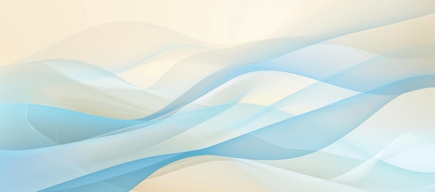 Arrière-plan de la conception de l'onde abstraite du bleu serein