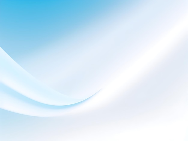 Arrière-plan de courbe bleu blanc vectoriel libre généré par l'IA