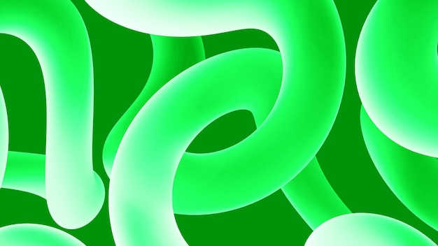 Arrière-plan de courbe verte de discorde élégante pour les dessins modernes