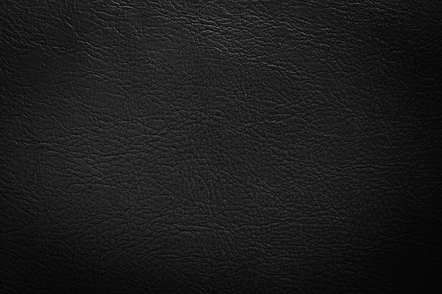Arrière-plan en cuir noir