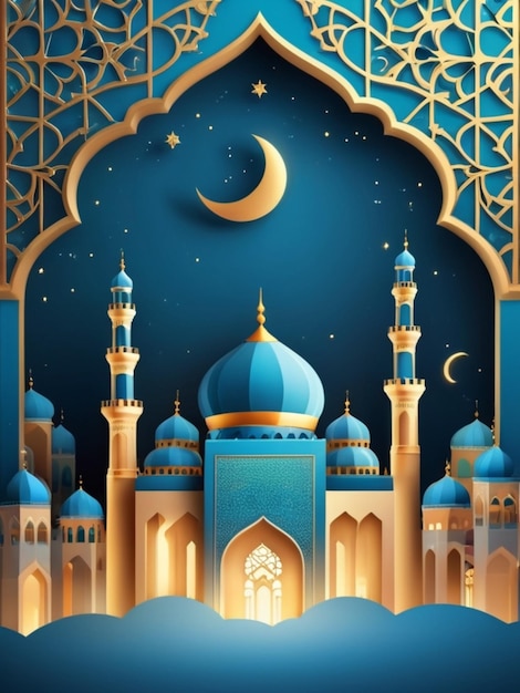 Arrière-plan de la décoration islamique
