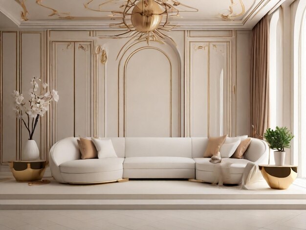 Arrière-plan design de luxe style minimaliste