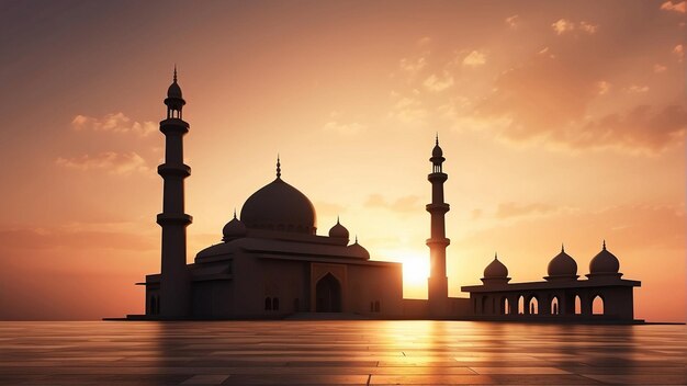 Arrière-plan du carême du Ramadan