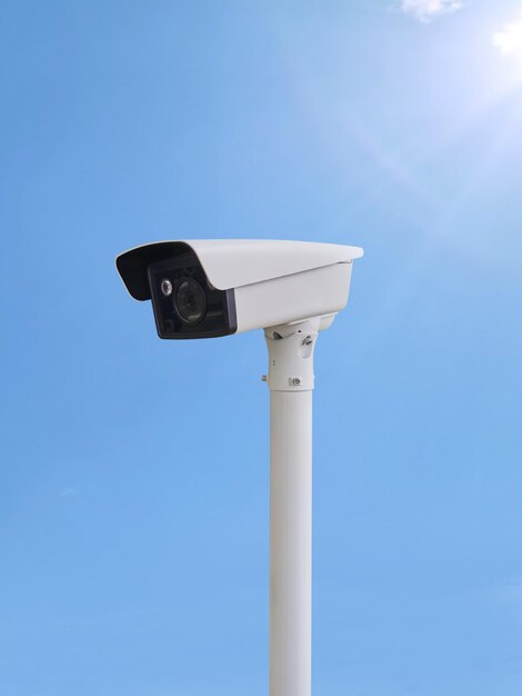 Arrière-plan du ciel de la caméra CCTV