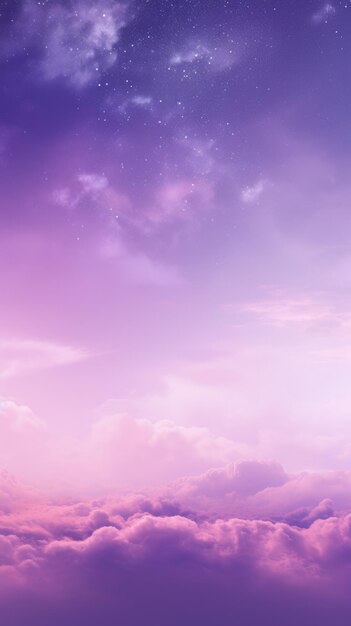 Arrière-plan du ciel rouge violet IA générative