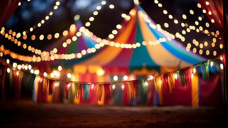 Photo arrière-plan du cirque papier peint hd 8k image photographique en stock