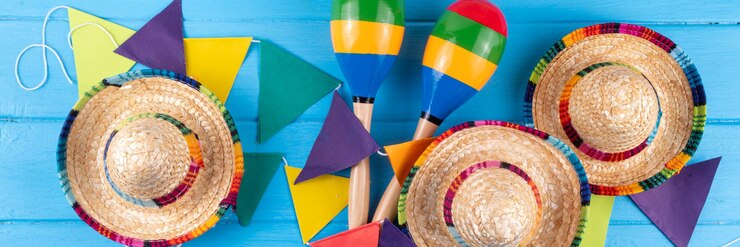 Photo arrière-plan du festival mexicain du cinco de mayo