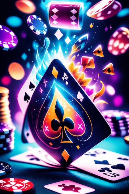 Arrière-plan du jeu de cartes de poker HD