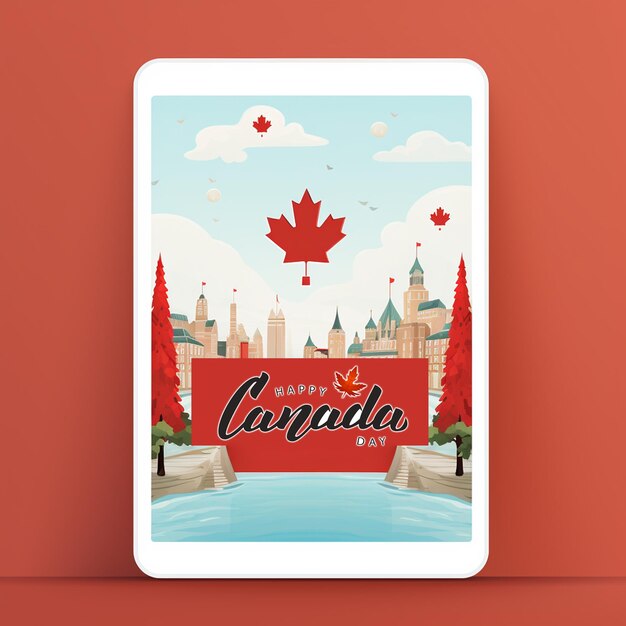 arrière-plan du jour du Canada