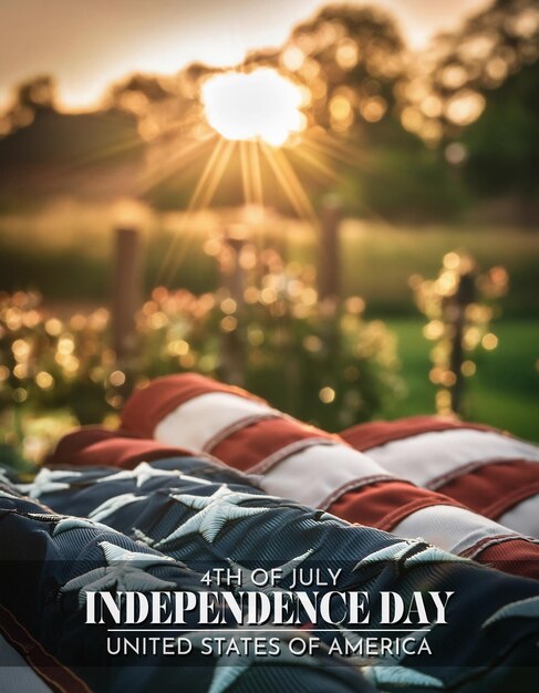 Photo arrière-plan du jour de l'indépendance américaine