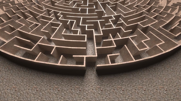 Arrière-plan du labyrinthe