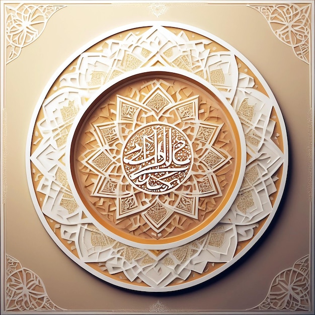 arrière-plan du modèle vintage de la nouvelle année islamique