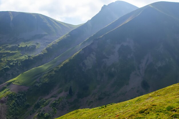 arrière-plan du paysage de montagne