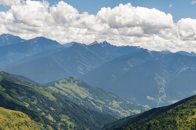 arrière-plan du paysage de montagne