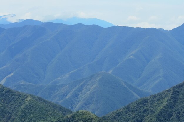 Photo arrière-plan du paysage de montagne