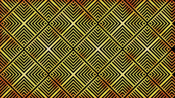 Photo arrière-plan à effet de néon en boucle brillant arrière-plan noir