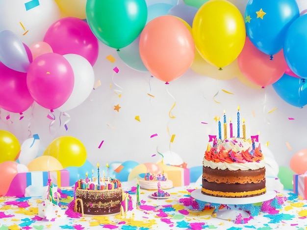 Arrière-plan de la fête d'anniversaire ai généré