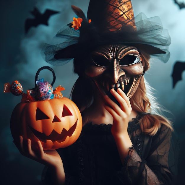 arrière-plan de la fête d'Halloween pour les publications et les bannières des médias sociaux