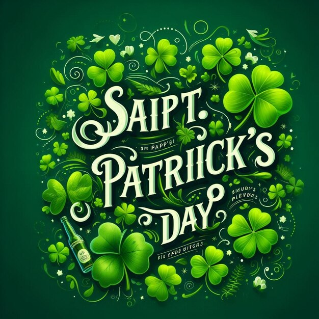 Arrière-plan de la fête de Saint-Patrick