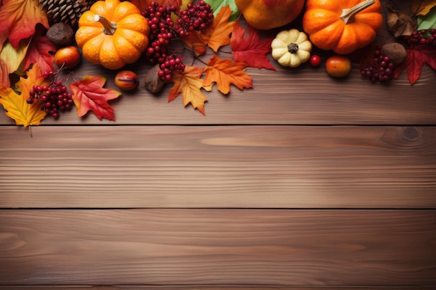 Photo arrière-plan de la fête de thanksgiving à l'automne